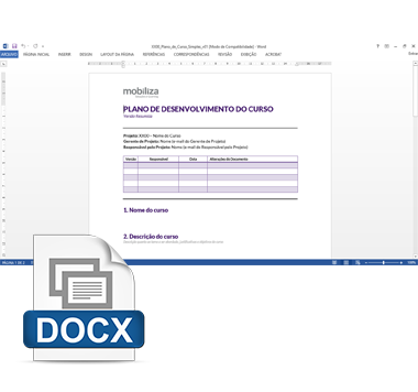 Documento do plano de curso